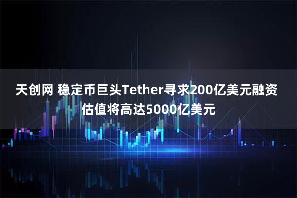 天创网 稳定币巨头Tether寻求200亿美元融资 估值将高达5000亿美元