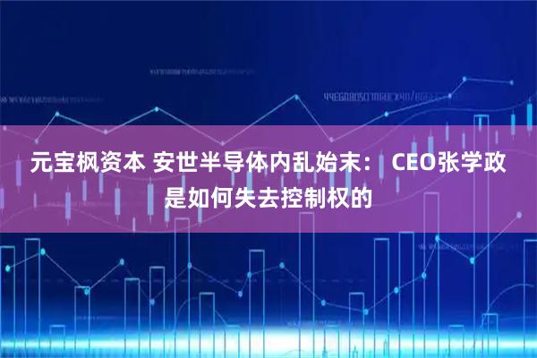 元宝枫资本 安世半导体内乱始末： CEO张学政是如何失去控制权的